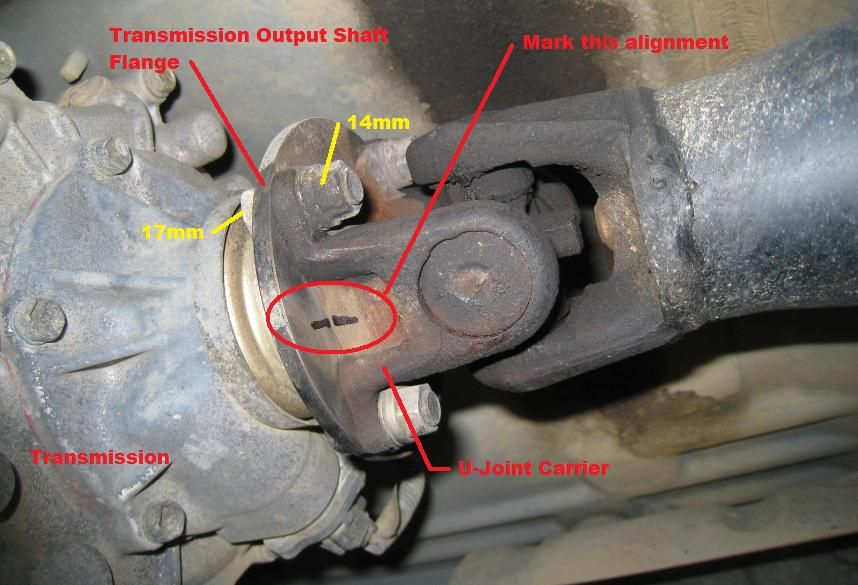 Toyota propeller shaft torque