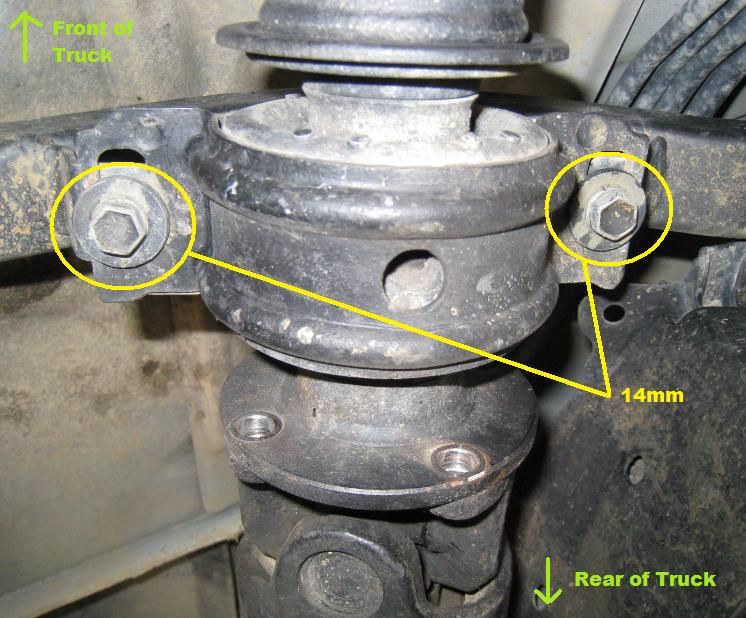 toyota tundra propeller shaft bolt torque #6