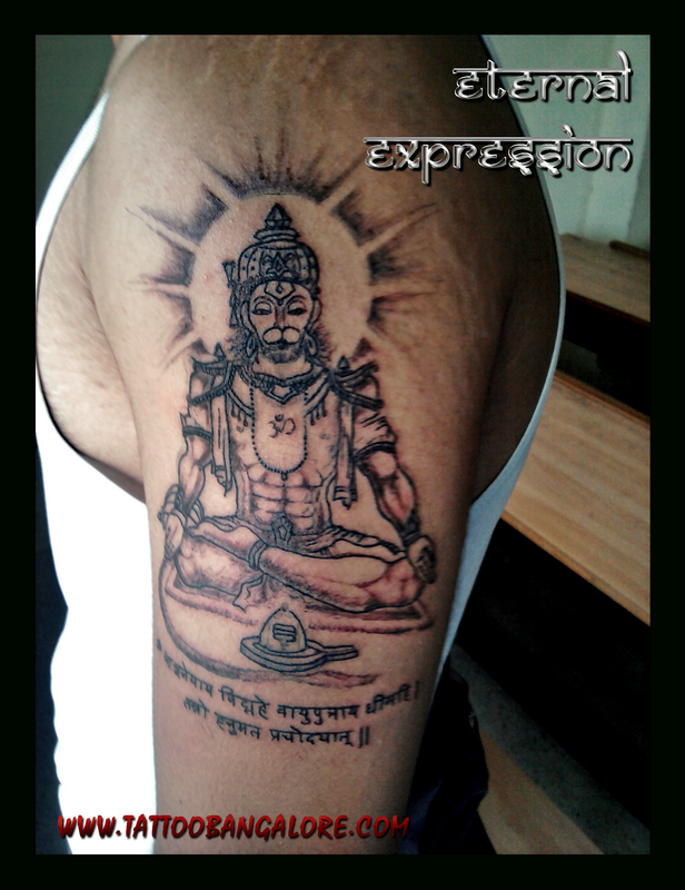 hanuman tattoo. Hanuman Tattoo Bangalore