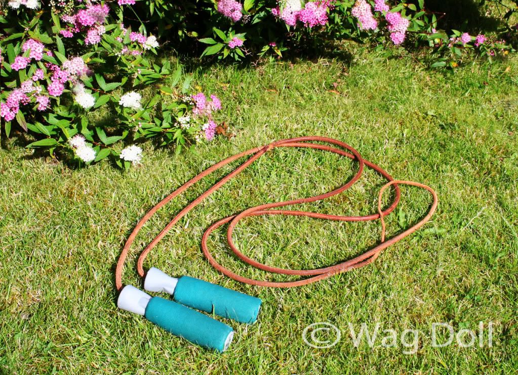 jump rope on grass
