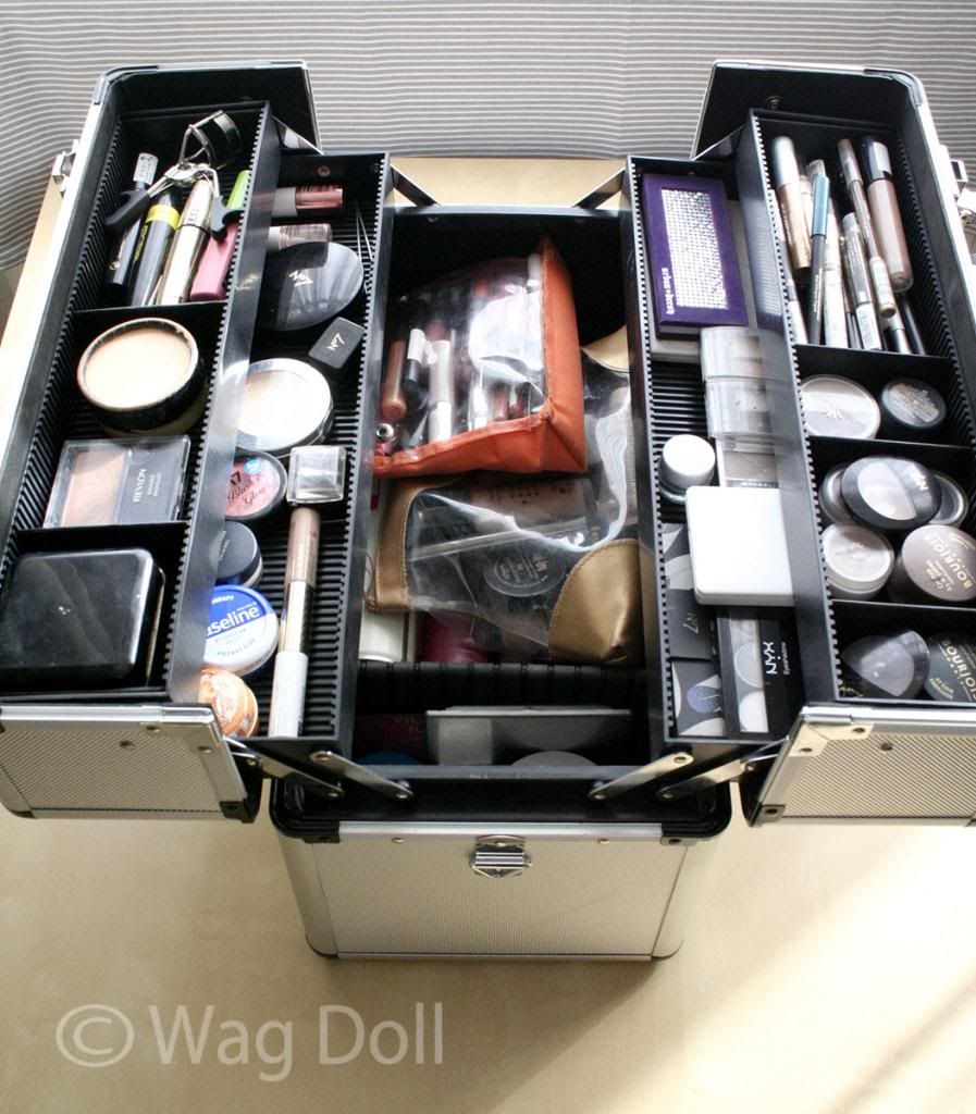 make-up in storage case