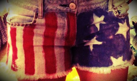 American Flag Shorts