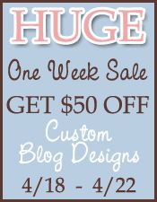 A Mommy's Blog Design Studio Huge Sale with $50 OFF