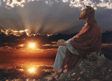 Jesus contemplando a natureza