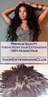 Virgin Remy Hair Extensions Banner