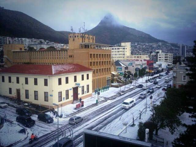Hail Cape Town