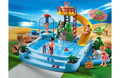 playmobil pool 4858