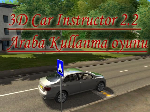 Resmin Büyük Hali için tıklayın 3D Car Instructor 2.2 Araba Kullanma oyunu