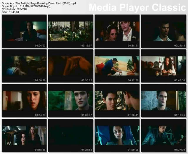Alacakaranlık Efsanesi: Şafak Vakti Bölüm 1 – The Twilight Saga Breaking Dawn Part 1 2011 HD MP4