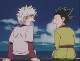 18+ Killua Holding His Skateboard