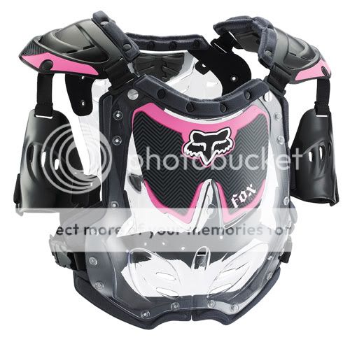 06070 Fox Girls R3 Pink Chest Protector Small  