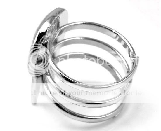 Anime Soul Eater Death The Kid Cosplay Ring Silver  