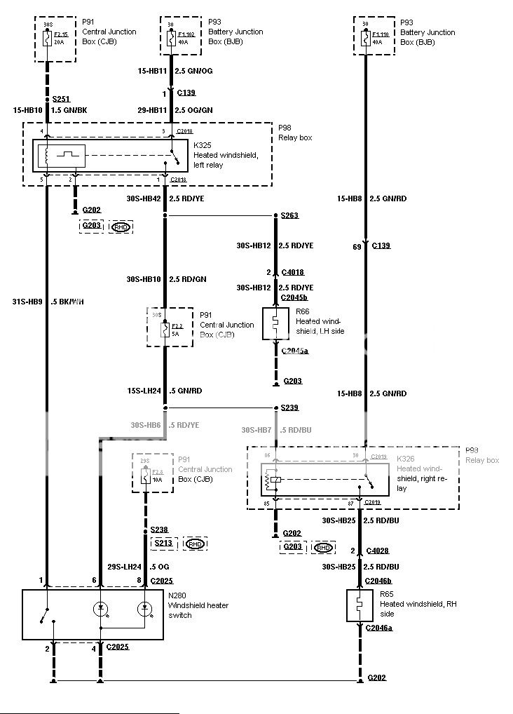 Ford Transit Forum • View topic 02 HEATED SCREEN DRIVERS SIDE NOT