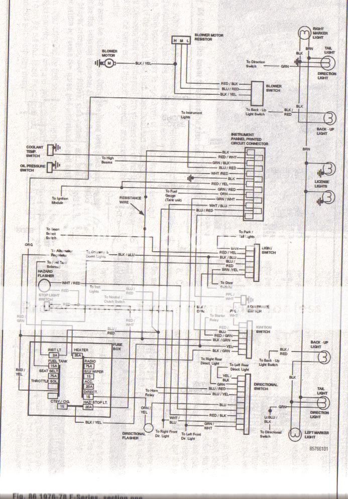 1976 Ford f150 wiring diagram #6