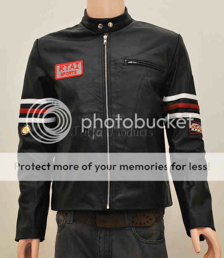 Hugh Laurie House M D Gregory House MD Black Biker Faux Leather Jacket