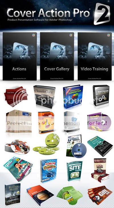 Cover Action Pro 2 for Adobe Photoshop (DVD FULL)