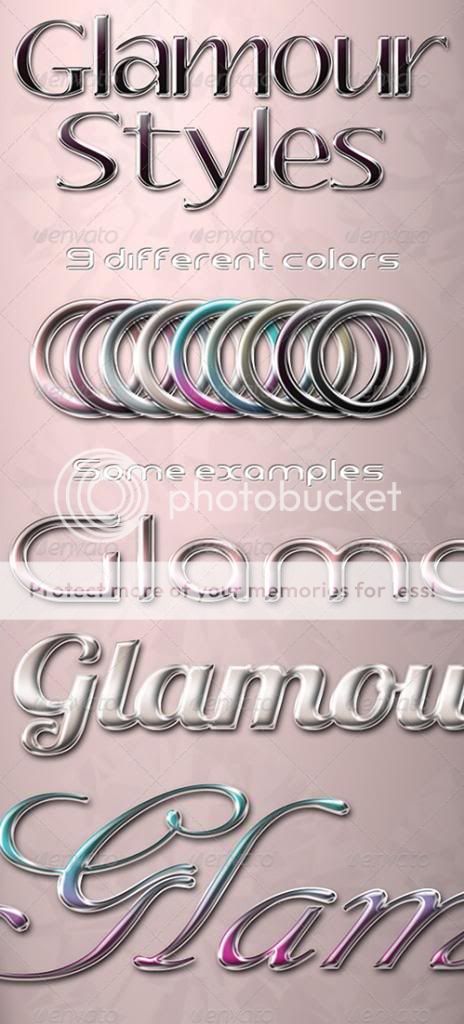 GraphicRiver - Glamour Photoshop Styles