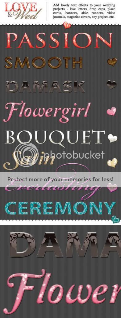 GraphicRiver - Love & Wedding Styles for Photoshop (Hi and Mid sizes)