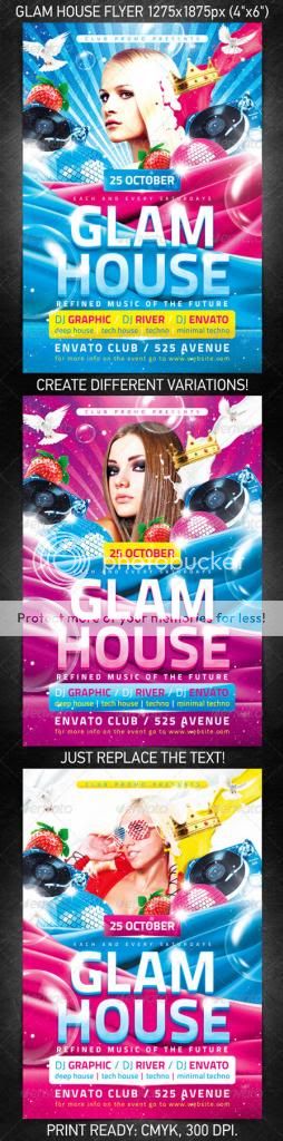 GraphicRiver Glam House Flyer 695776