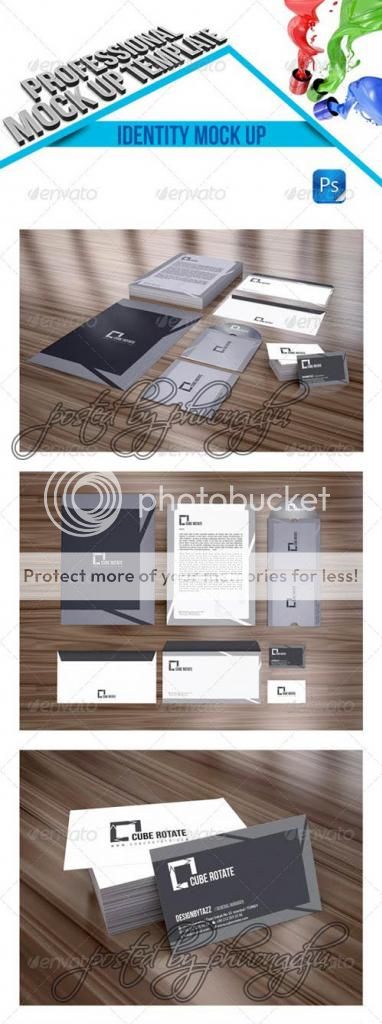 GraphicRiver Stationery Branding Mock-Up v2 - Photoshop PSD