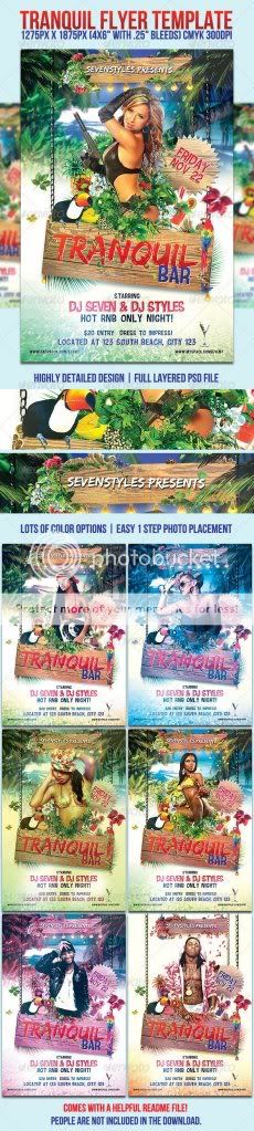 GraphicRiver Tranquil Flyer Template-Photoshop PSD