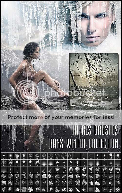 Rons Winter Collection-Photoshop Fırça Seti
