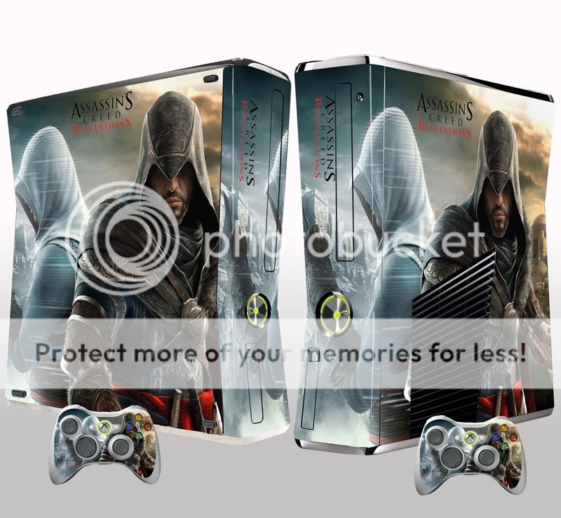 Xbox 360 Slim Assassins Creed Revelations Skin Sticker
