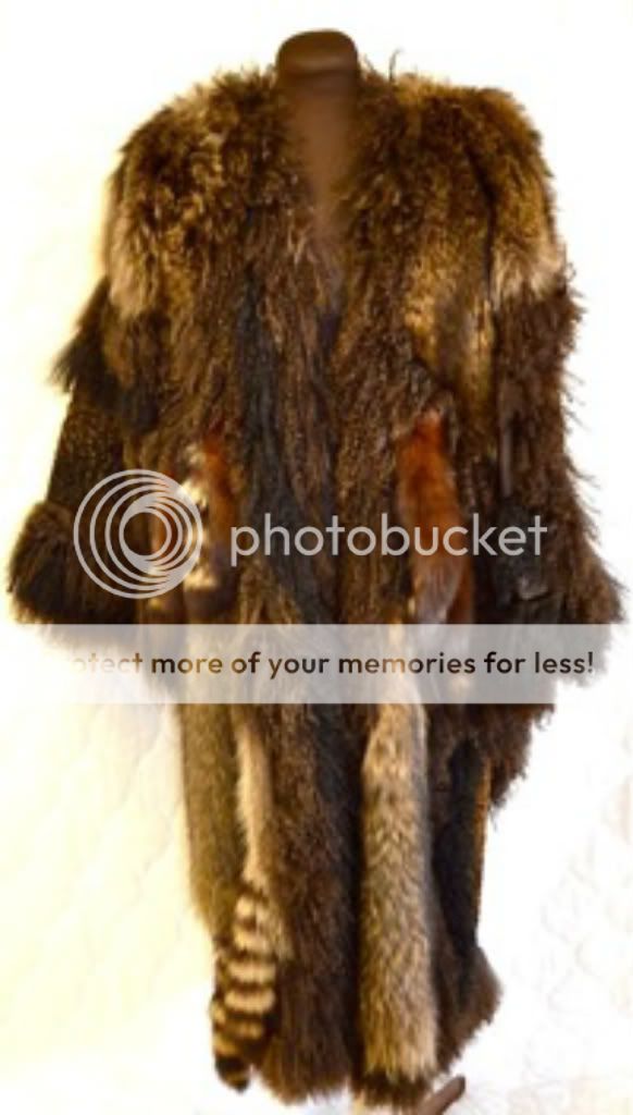 Adrienne Landau Fur Coat   Full Length   Mixed fur Mink, Fox 